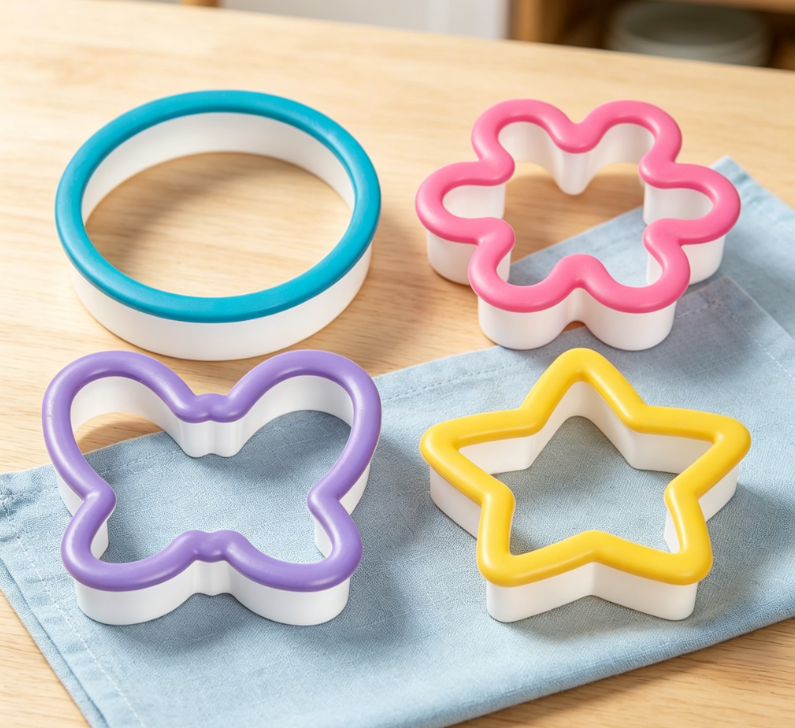 Comfortable Handle Multi-Shaped Household Cookie Molds
